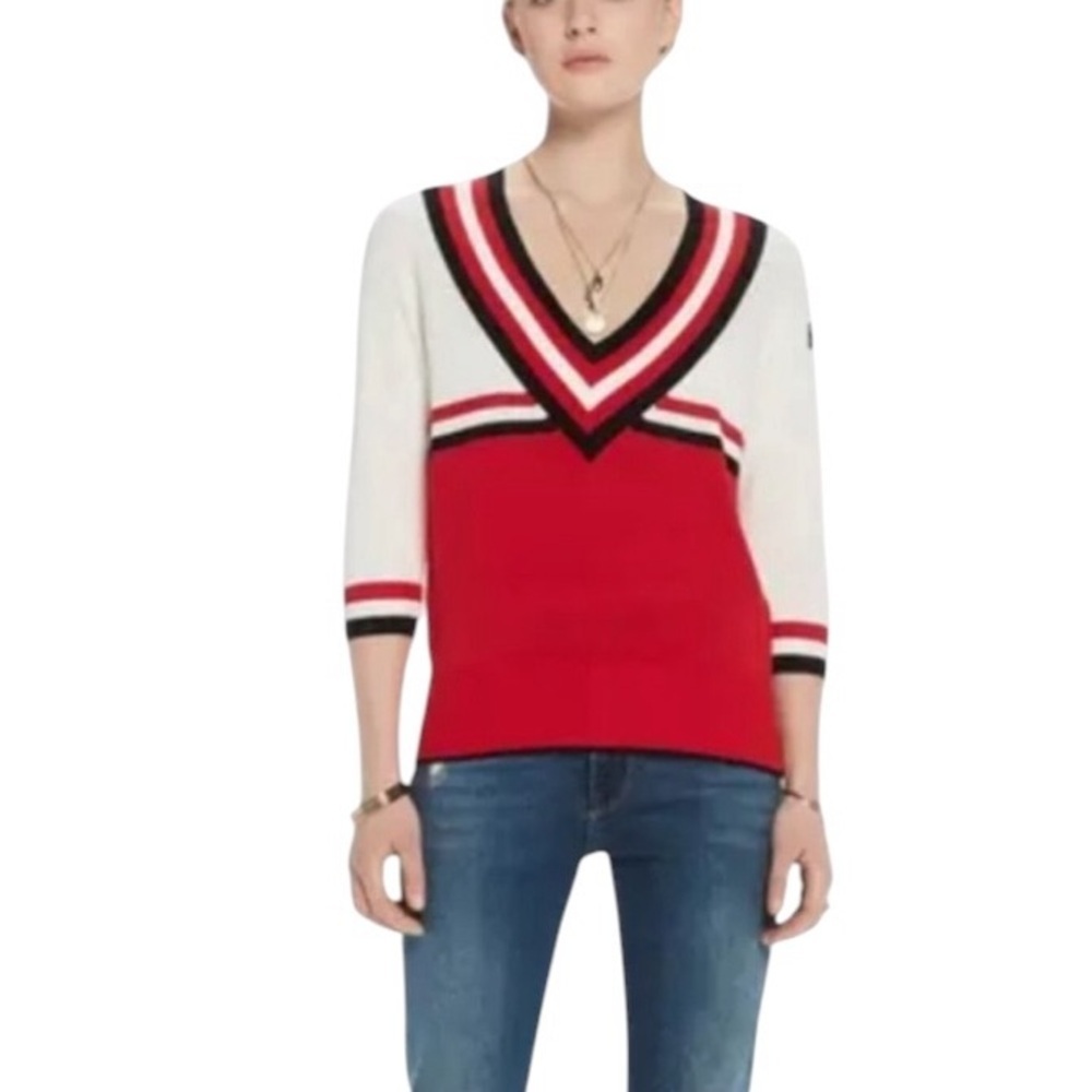 Scotch & Soda AMS Blauw Pullover Knit Sweater Nautical Sz Med Orig $135